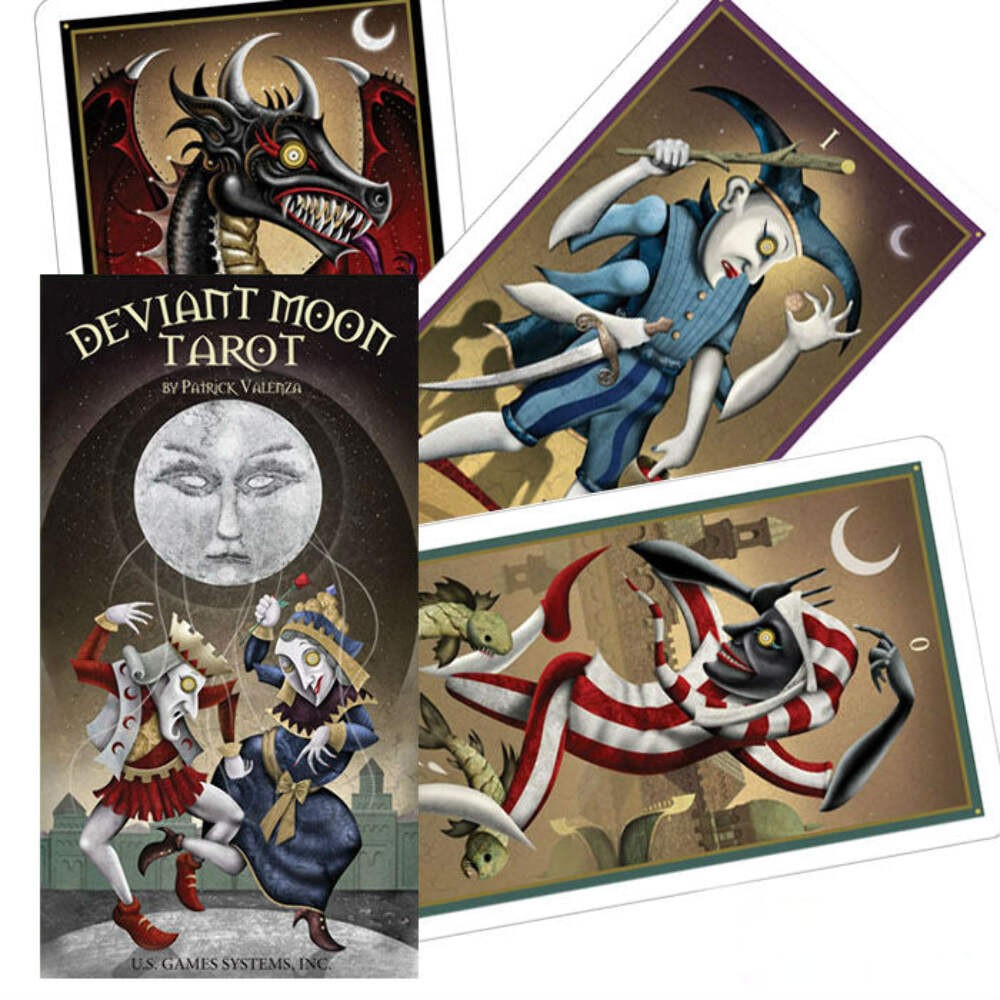 Deviant Moon Tarot Deck Cards Esoteric Patrick Valenza US GAMES SYSTEMS NEW
