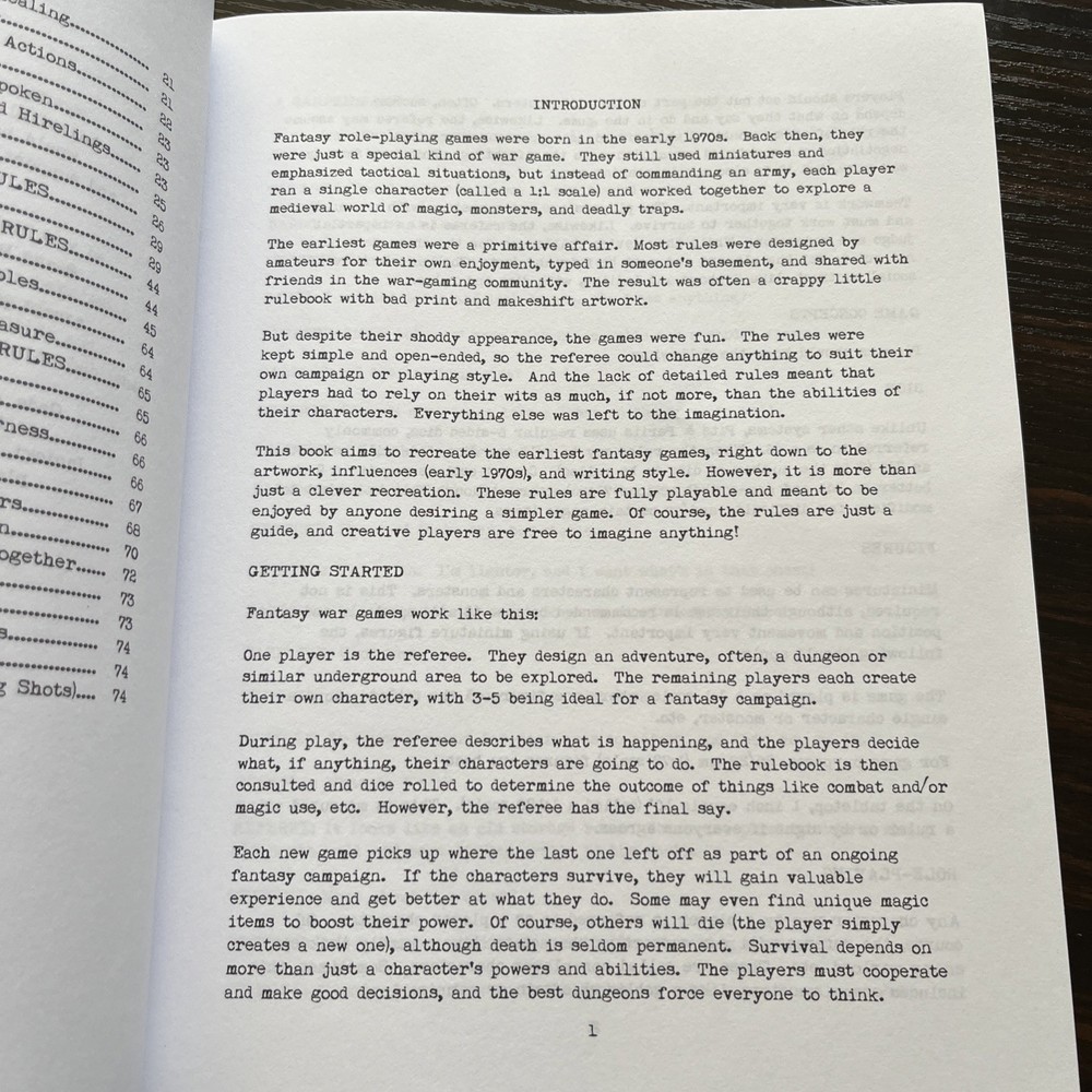 Pits & Perils OSR Rules