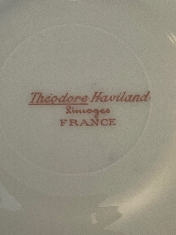 2 limoges saucer plates