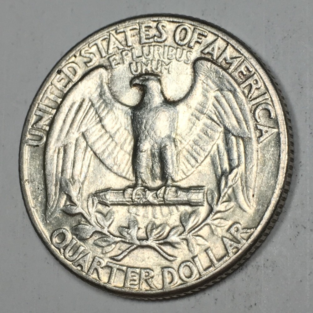 1962 Washington Quarter - Mint State (MS) KM#164 - 90% Silver - 6606