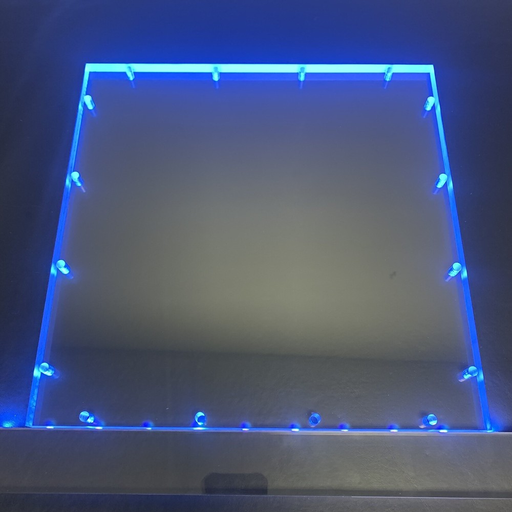 Blank 12” X 12” Plexiglass Viewing Window 3/4" For Subwoofer Box Or Amp