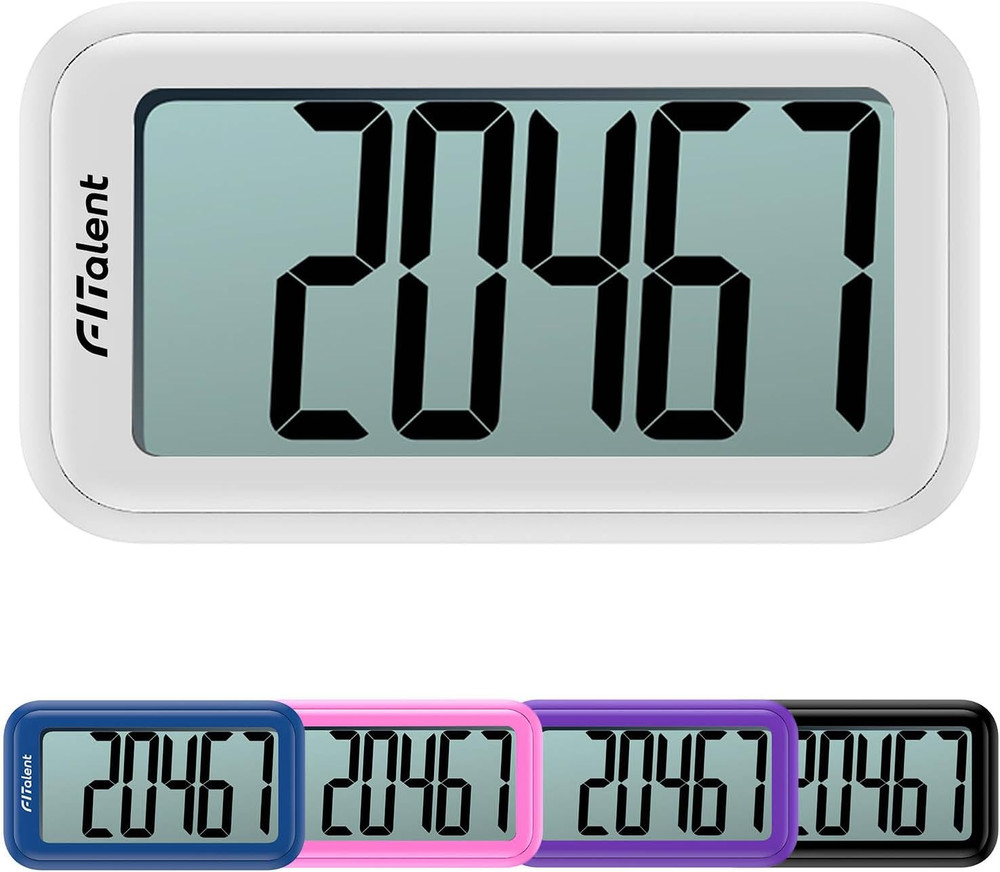 Pedometer for Walking Steps, 3D Accurate Simple Pedometer, Step Counter for Kids