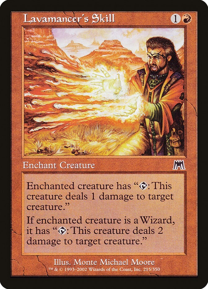 Lavamancer's Skill Onslaught 215 MTG MP