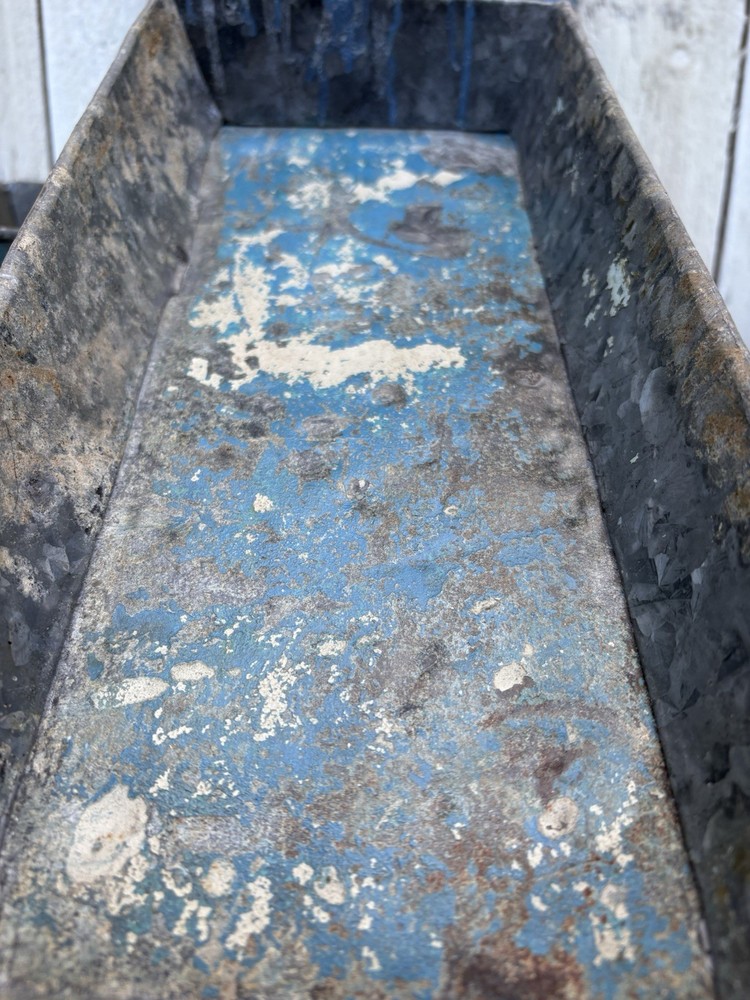 Galvanised Metal Vintage Tray