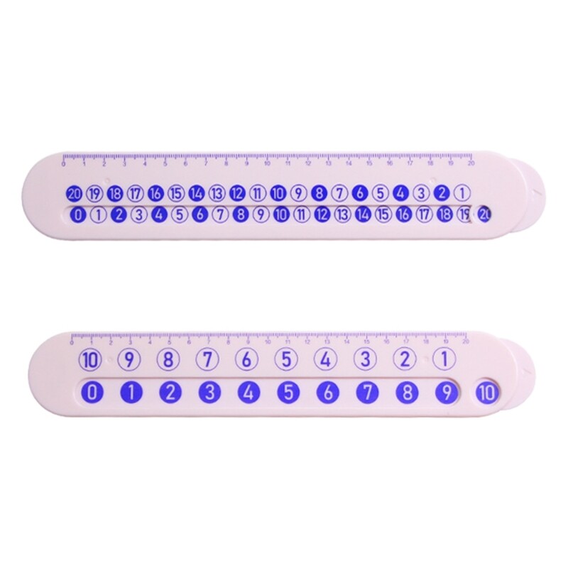 Math Learning Made Fun and Easy 2-purpose Number Decomposition Ruler for Kids