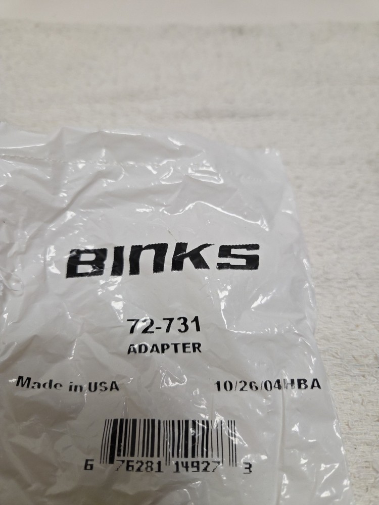Binks 72-731 Adapter Fitting Lot Of 2