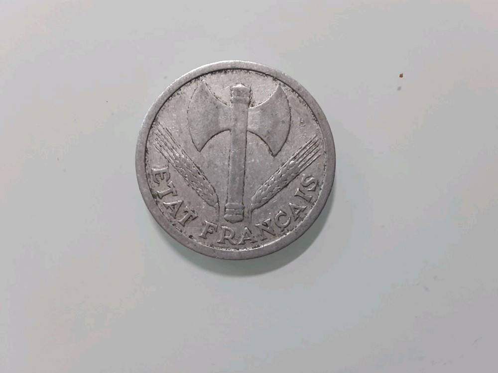 2 Francs, 1943, France. #221