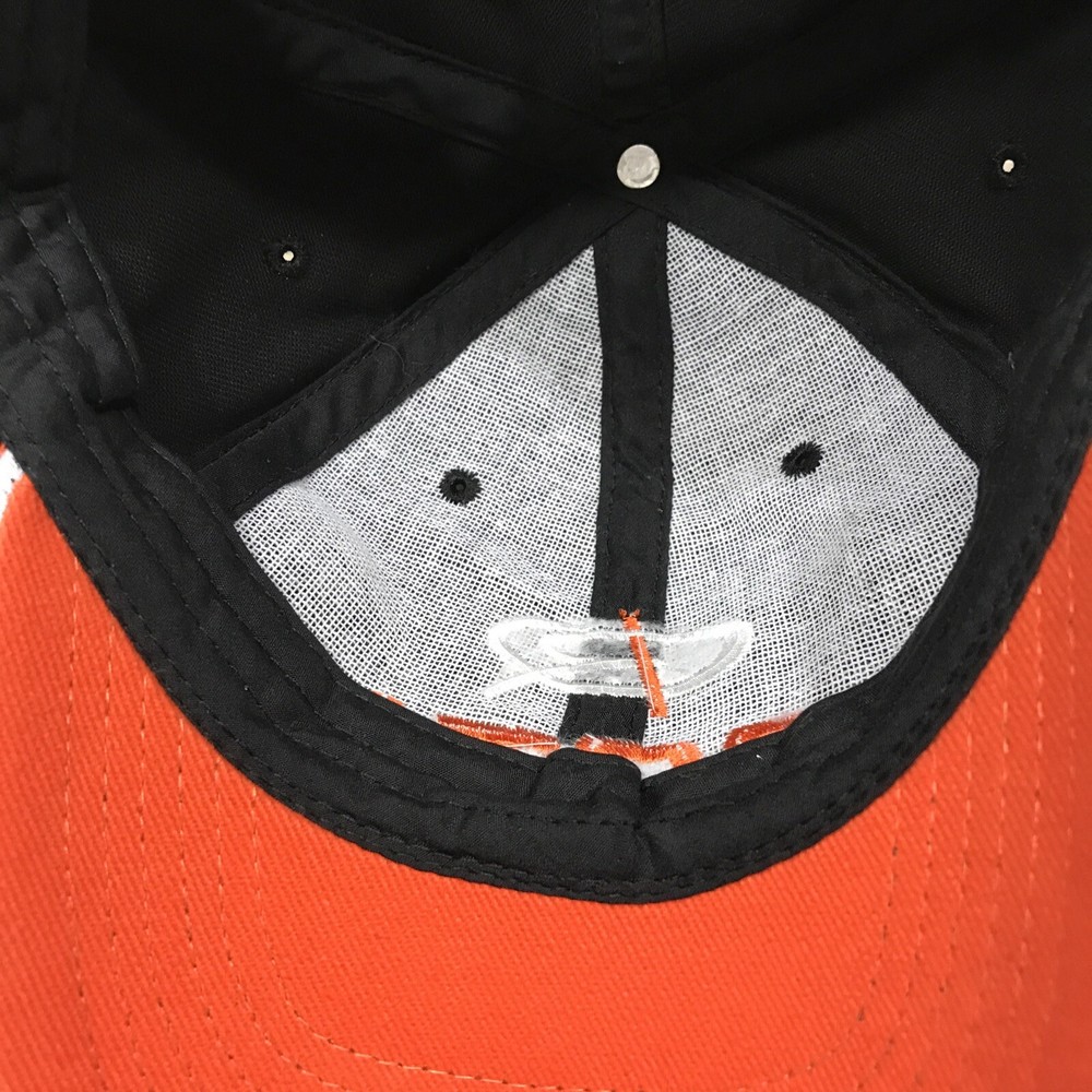Rota Black/Orange Boys Adjustable Ball Hat Cap