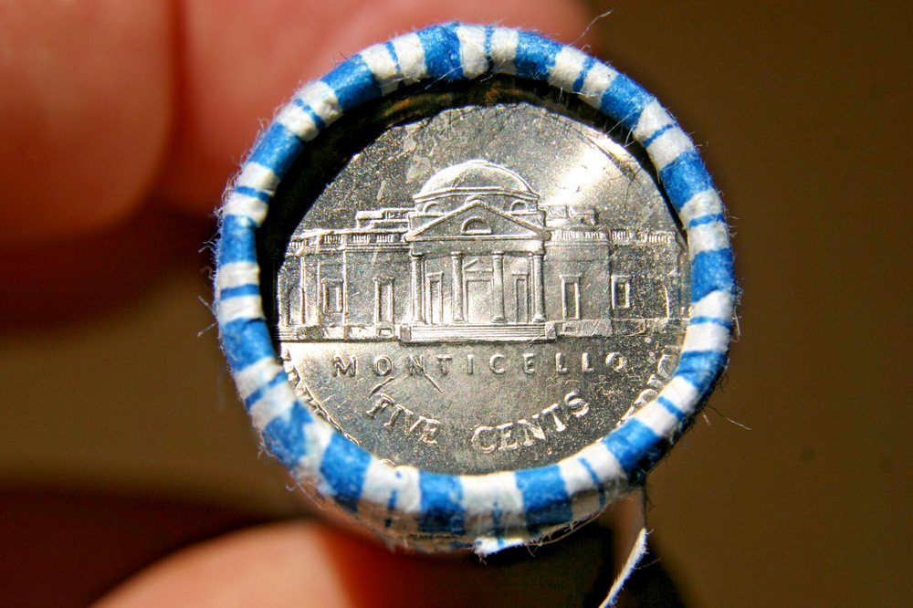 2013 D JEFFERSON NICKEL ORIGINAL BANK WRAP ROLL OBW String 5 CENT ROLL