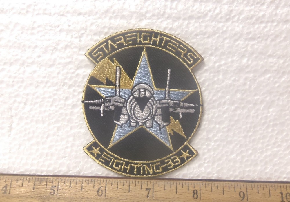 US Navy - Star Fighters - Fighting - 33 Embroidered Patch