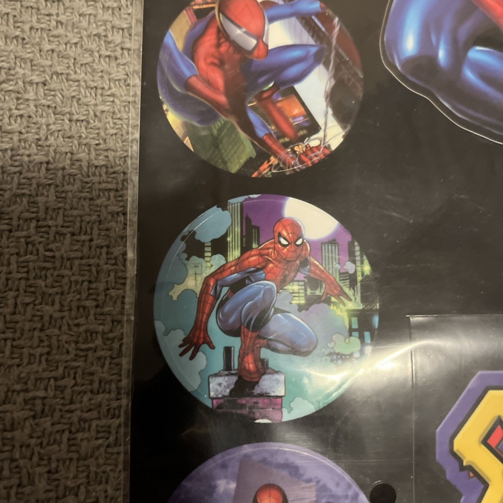 2003 Spider-Man sticker set. Marvel. 11x8.5”