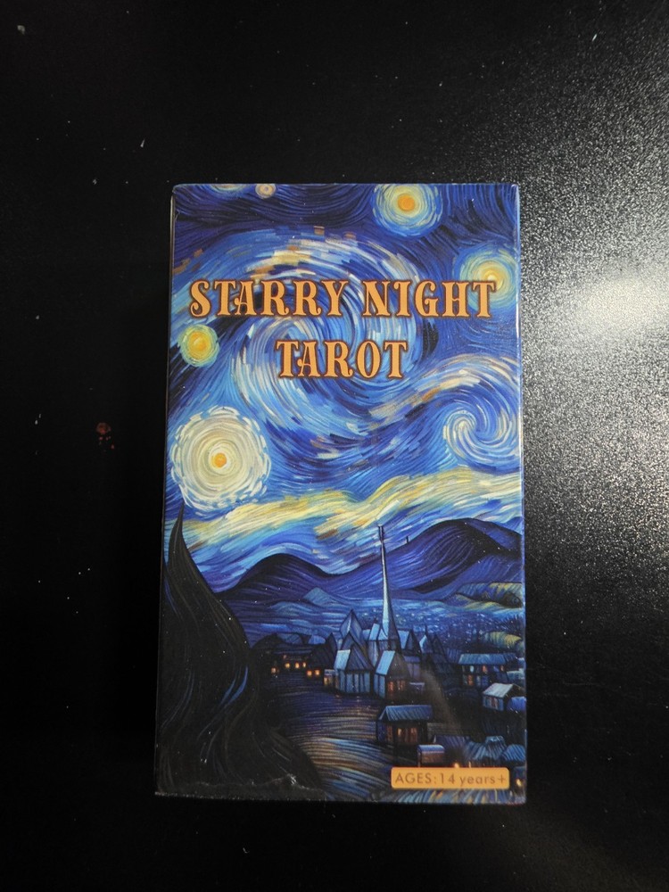 Starry Night Tarot Card Deck 78 Cards Complete Tarot Deck Set