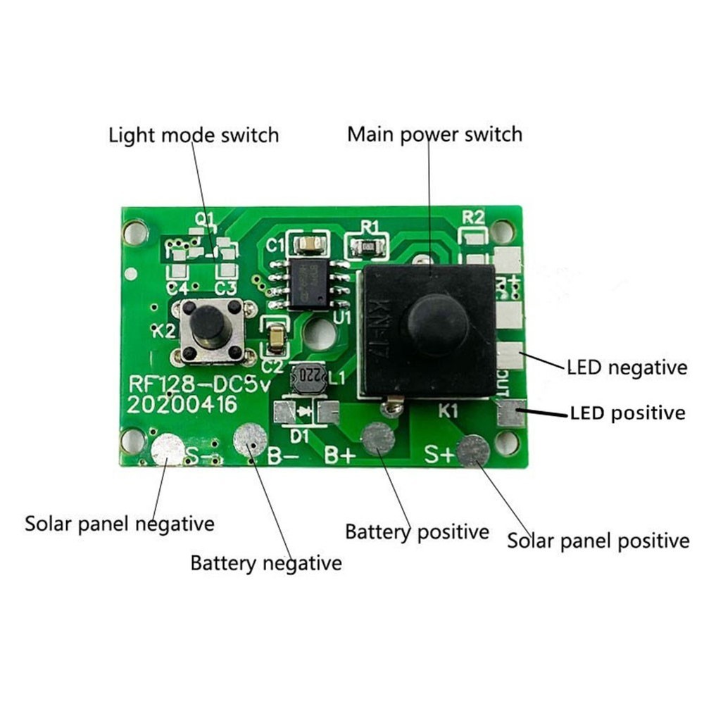 1.2V Solar Controller Energy Efficient Lighting Flexible Outdoor Application