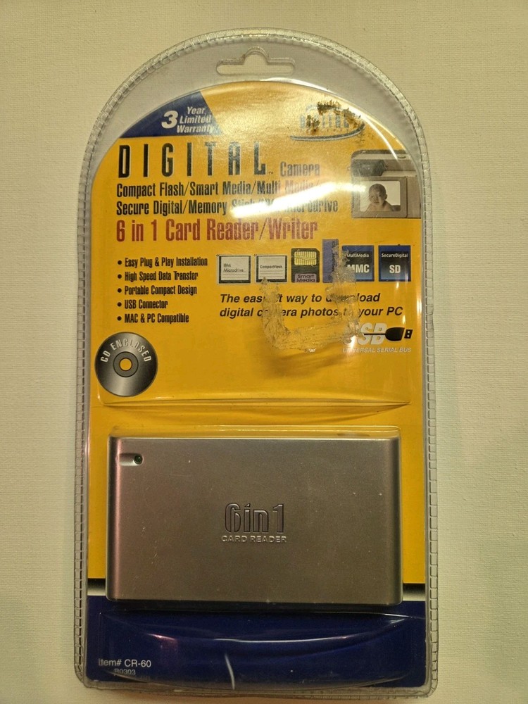Digital Concepts CR60 8 In 1 Memory Card Reader