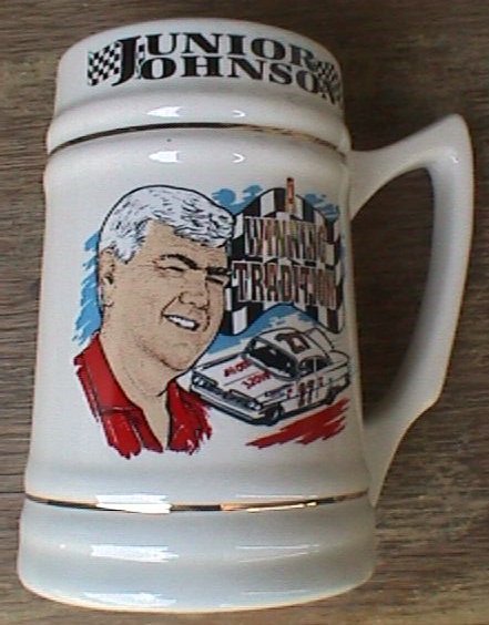 JUNIOR JOHNSON STEIN $25.00, VALUE $45.00