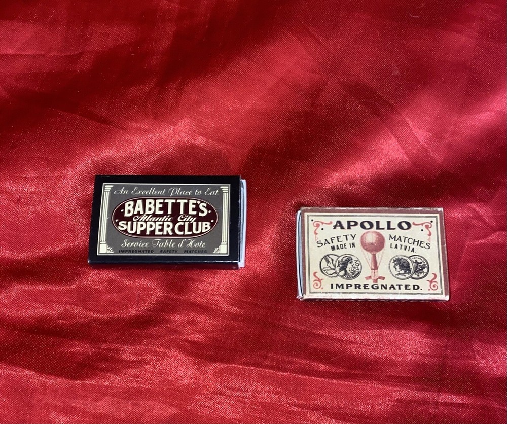 Boardwalk Empire - Production Used Prop Matchbox Set! Steve Buscemi