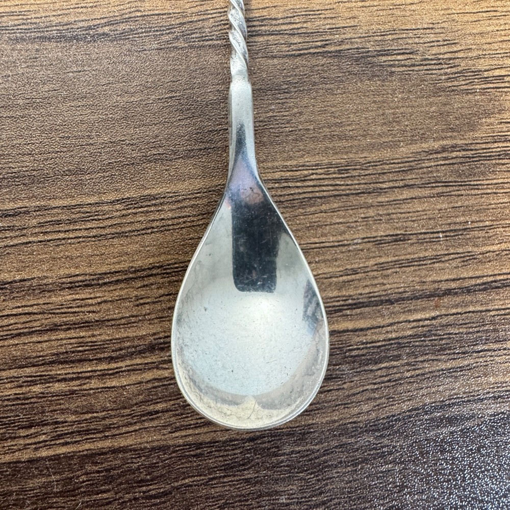 N.F. Silver Co. 1877 Collectable Spoon Silver Plated S. Thomas Twisted Handle