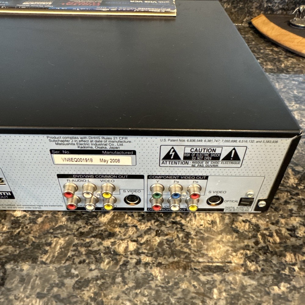Panasonic DMR-EZ48V DVD VCR Combo Record UNTESTED Might Work No Remote