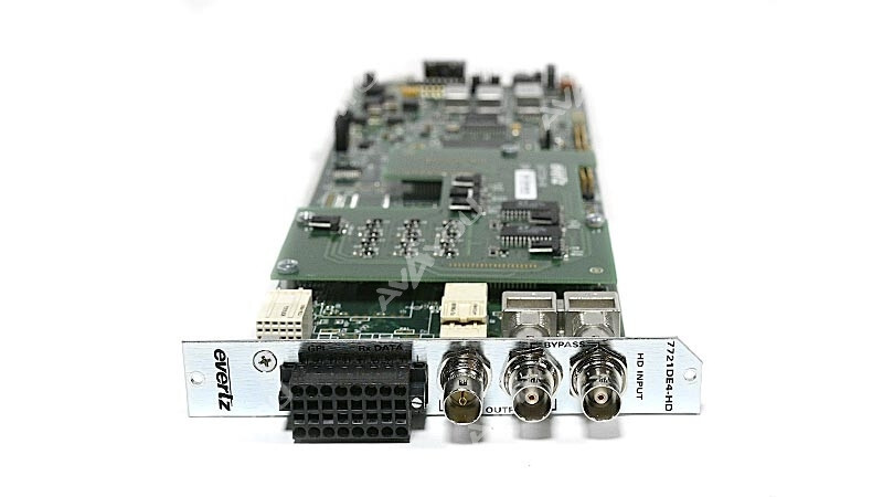 Evertz 7721DE4-HD HD/SD-SDI Quad Data Embedder +3RU Backplane