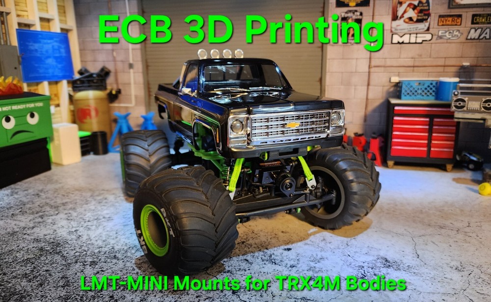 ECB 3D Printing Clipless Mounts for LMT-Mini, K10, Black