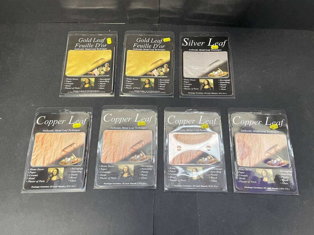 Authentic Metal Leaf Sheets