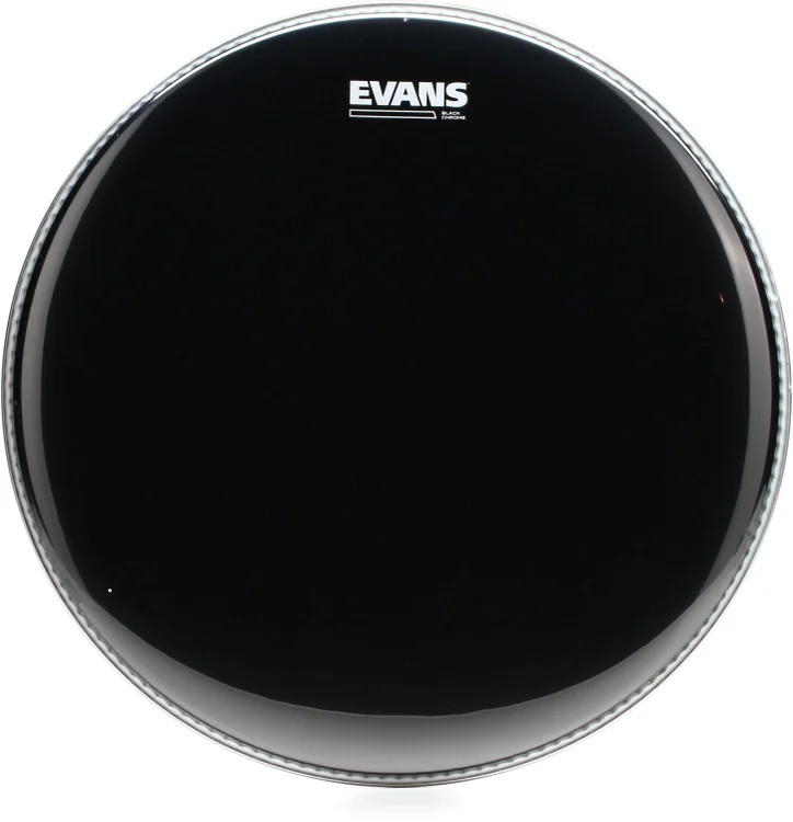 Evans TT16CHR Black Chrome Tom Batter Head - 16"