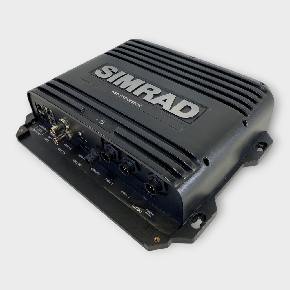 Simrad NSO EVO2 NSO-II Multi-Function Display Processor Tested Good W/Amer Carto