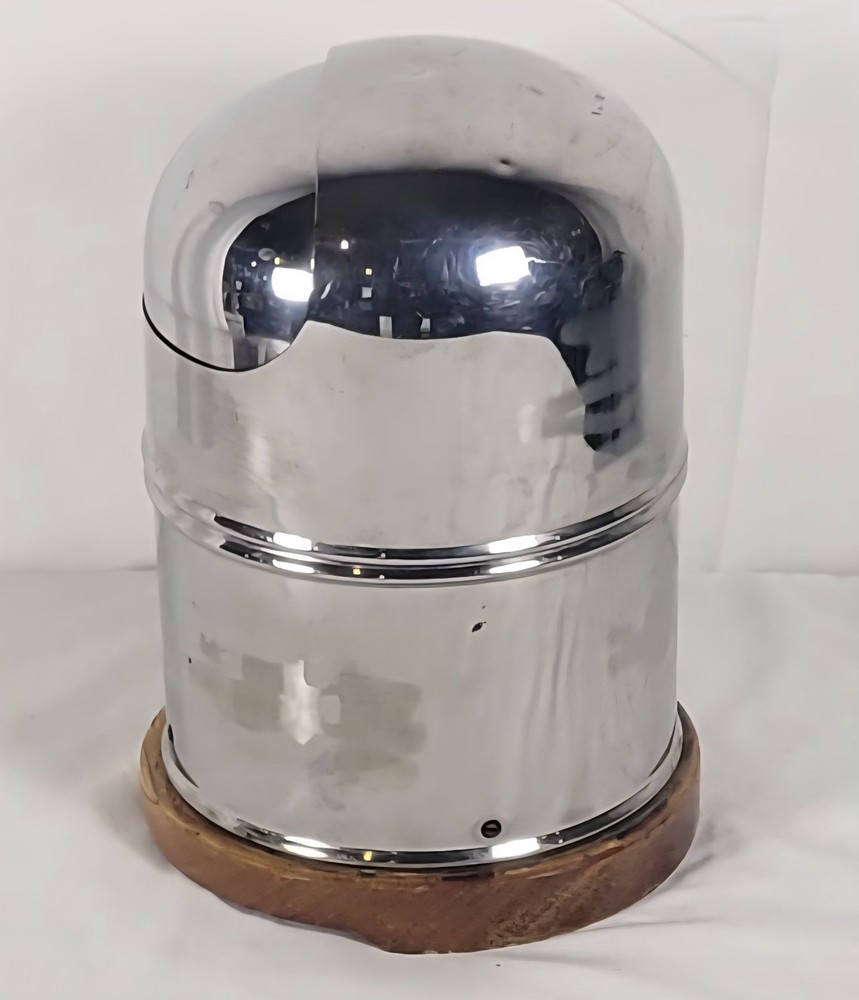 Vintage Danforth Constellation Stainless Steel Marine Compass 8" Base