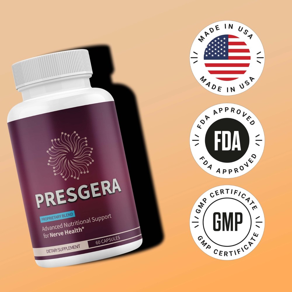 Presgera Advanced Nerve Support Formula Maximum Strength Vitamin ( 1 Pack )