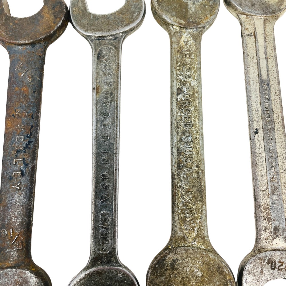 9 Pcs Assorted Chrome Alloy 1330 Open End Wrench Set