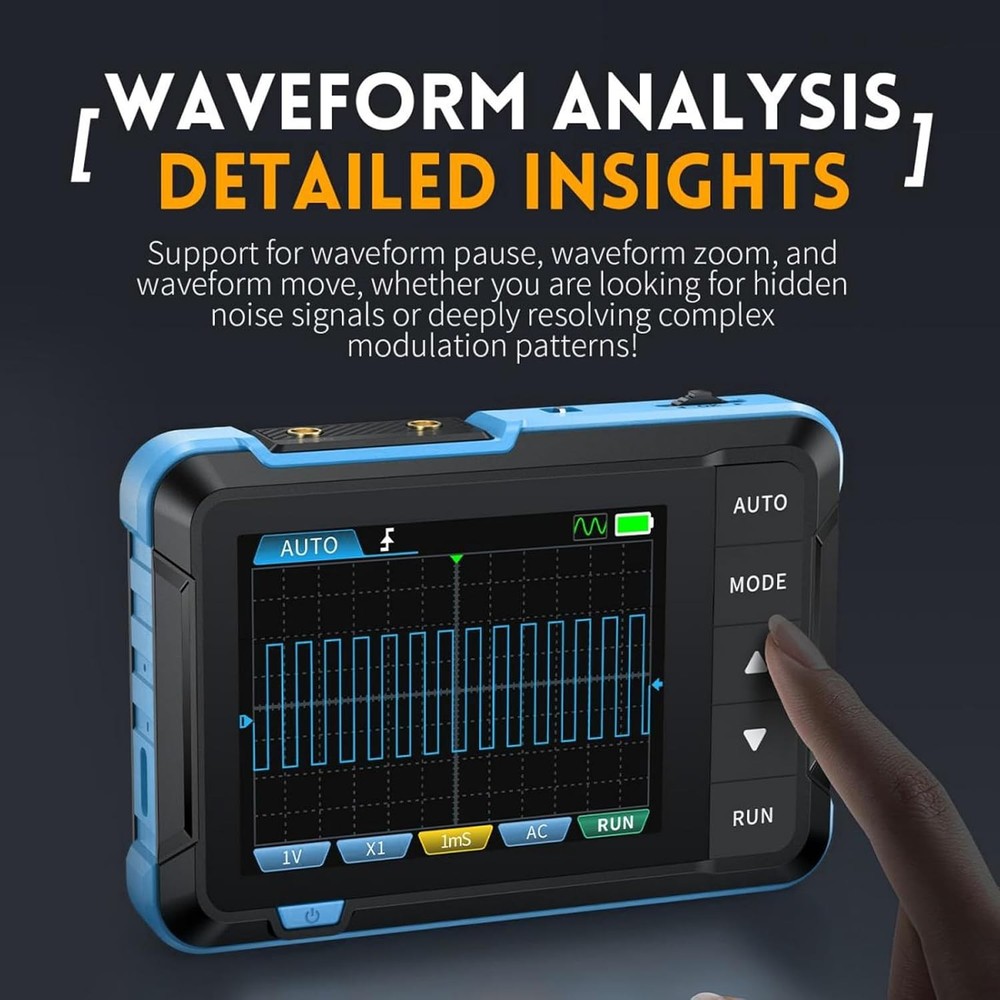 DSO Handheld Oscilloscope Pocket Size Digital for Beginner Teaching Lab Use