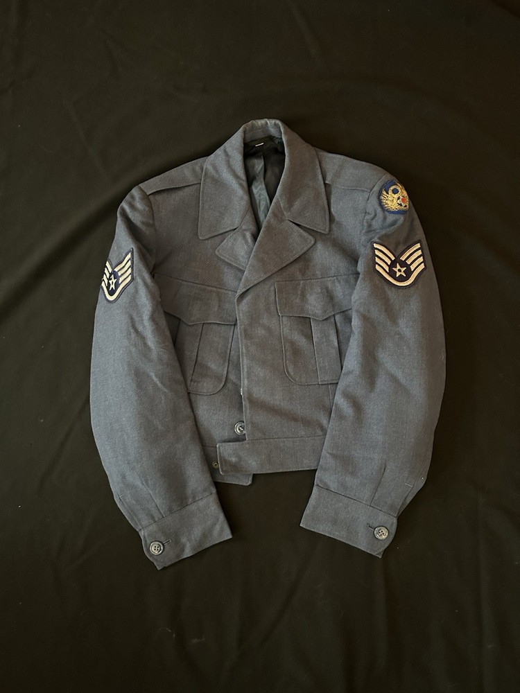 BEAUTIFUL ! 1949 8th USAF Blue Ike Eisenhower Jacket Size 38R W/Stunning Patch