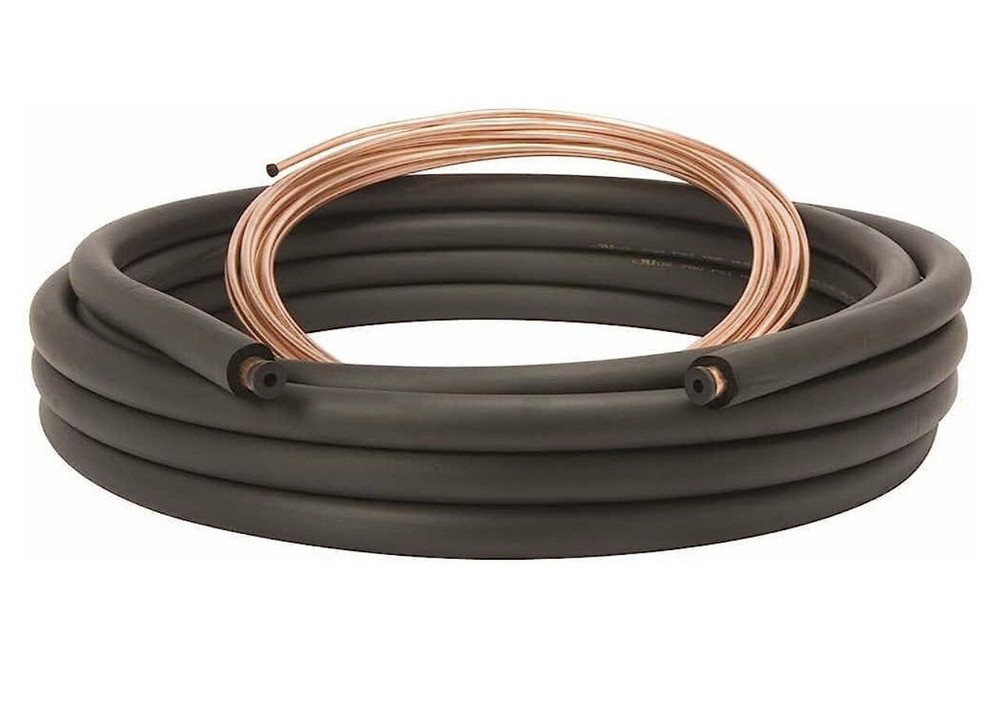 3/8" x 3/4" x 50' Insulated Air Conditioner Copper Refrigeration Line Set