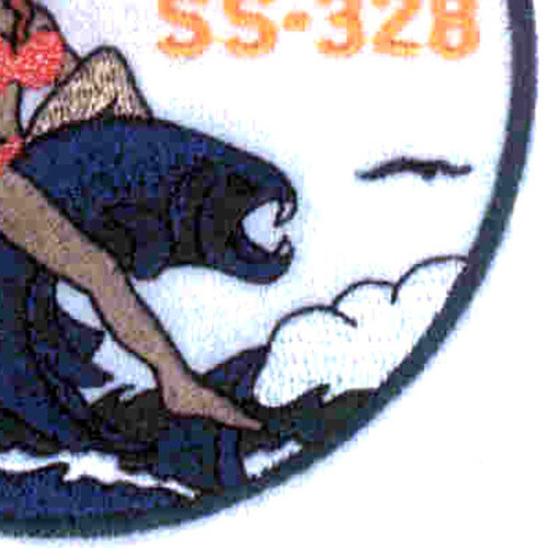 USS Charr SS-328 Patch - Version A