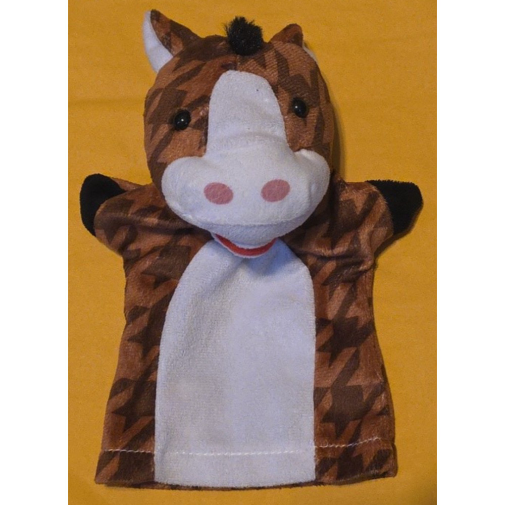 Melissa & Doug Brown Horse 8” Hand Puppet