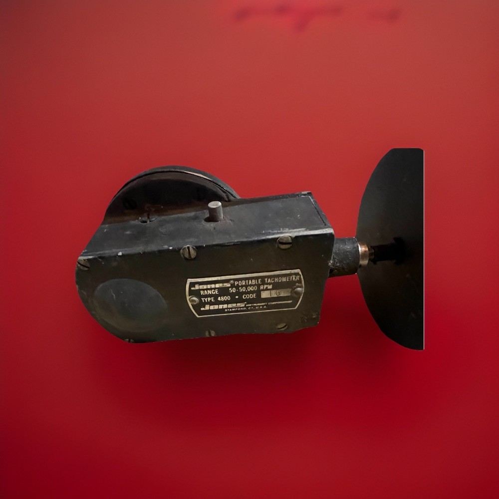 Jones Portable Tachometer Model 4800