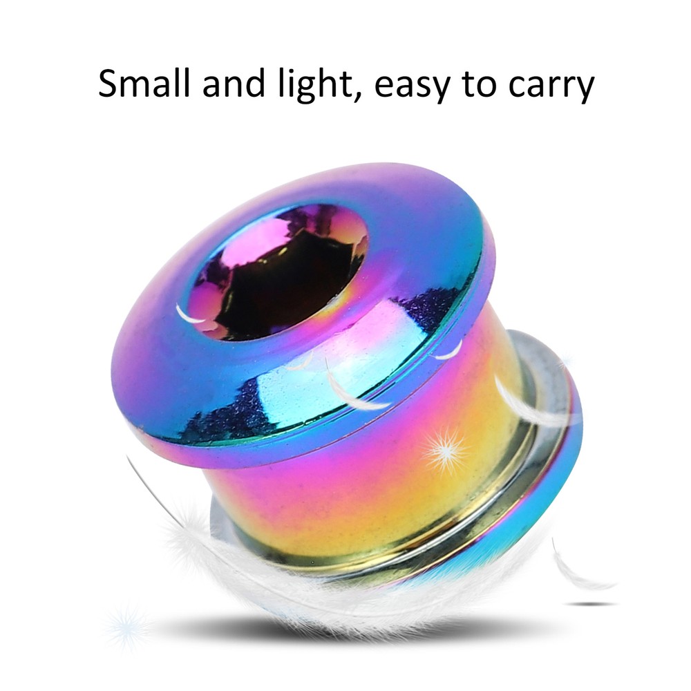 (Multicolor)5Pcs Chainring Bolts RustProof Easily Install Disc Screw CH