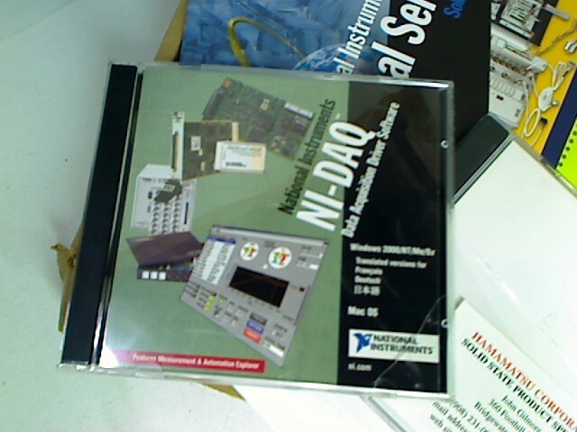 NATIONAL INSTRUMENTS NI-DAQ DATA ACQUISITION DRIVER SOFTWARE 500445P-00