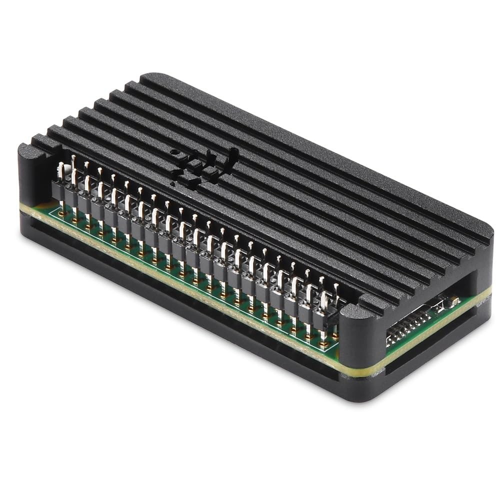 iUniker Pi Zero Aluminum Passive Case with Pin Header, Thermal Pad for...