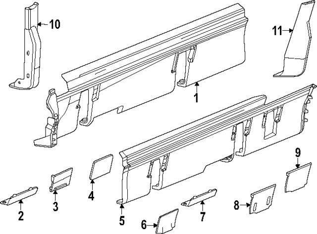 Genuine GM Front Molding 85685989