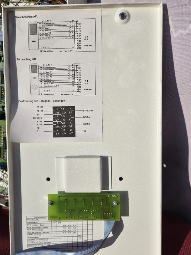 CODIC arming device (BOSCH), intrusion alarm control panels, access control