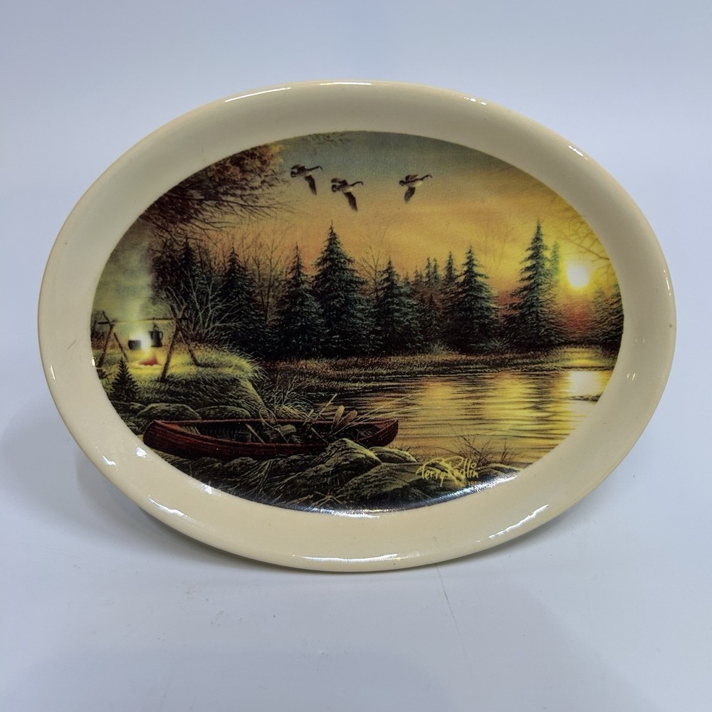 Terry Redlin Soap Dish Signed