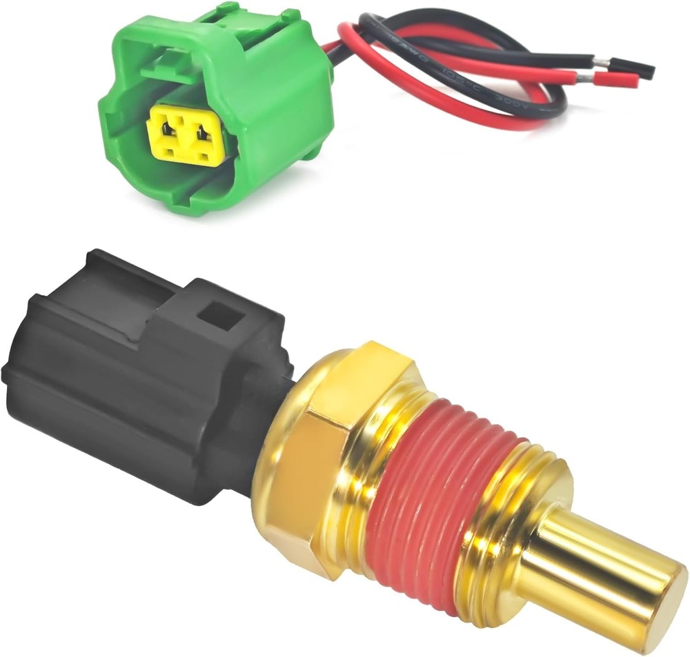 Engine Coolant Temperature Sensor 56027873 with Connector Pigtail Harness - Repl