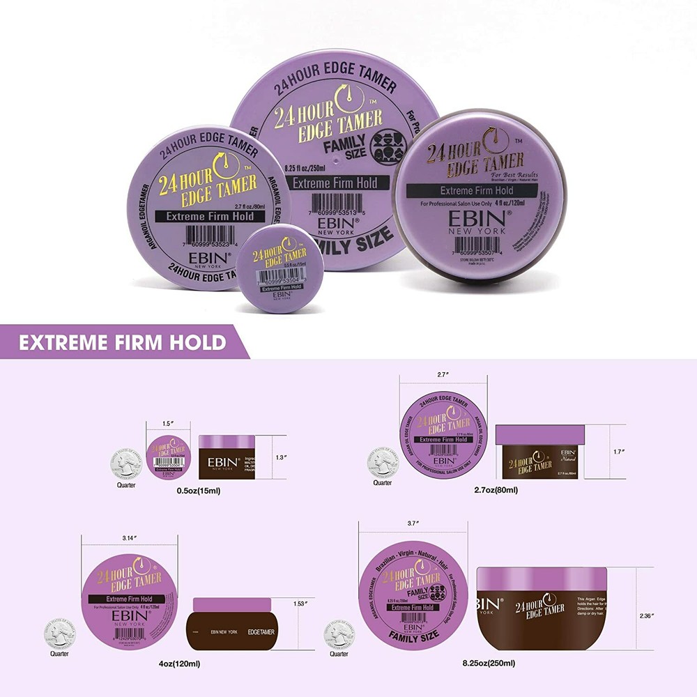 EBIN 24 Hour Edge Tamer - Extreme Firm Hold Choose Your Size