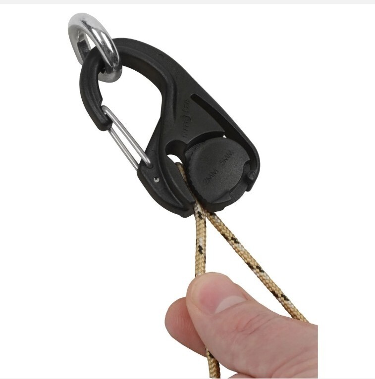 8 Pack Cord Tightener Lightweight With Rope Sturdy Durable Plastic