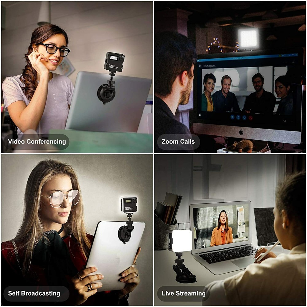 Flashoot Mini LED Light For Video-Conferencing, Zoom, Webcam