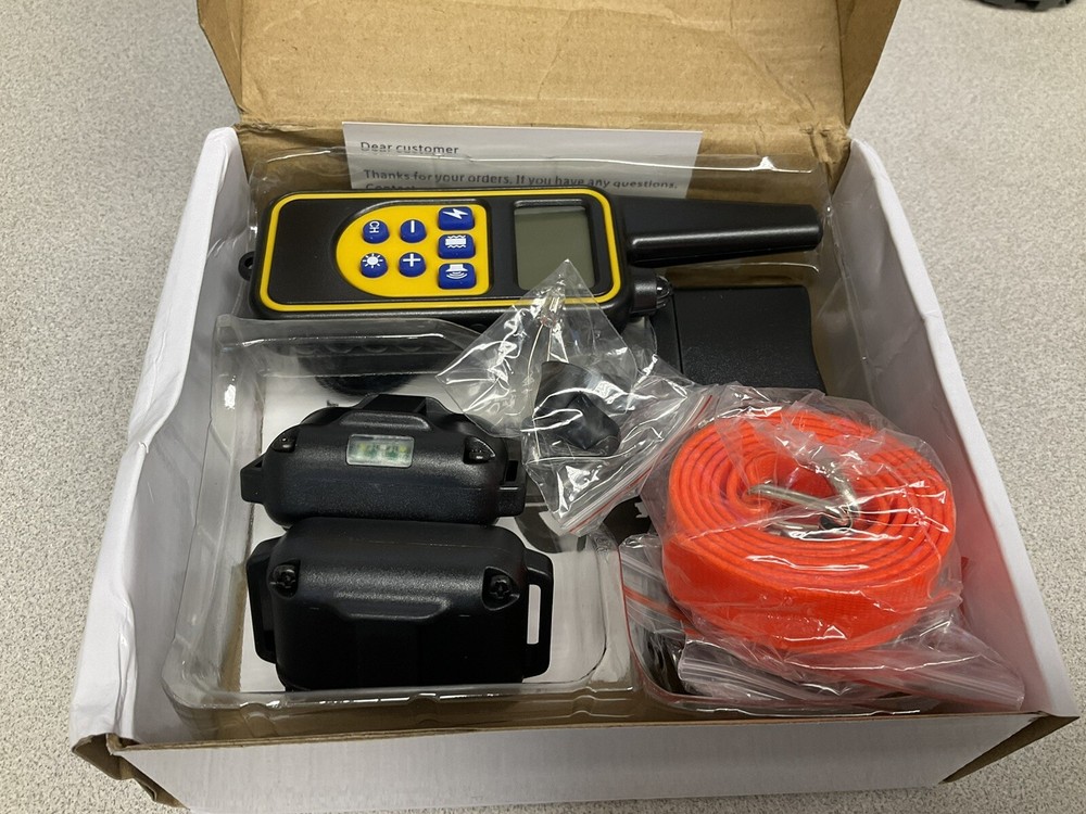 Extended Range Waterproof Remote Control Dog Training Collar