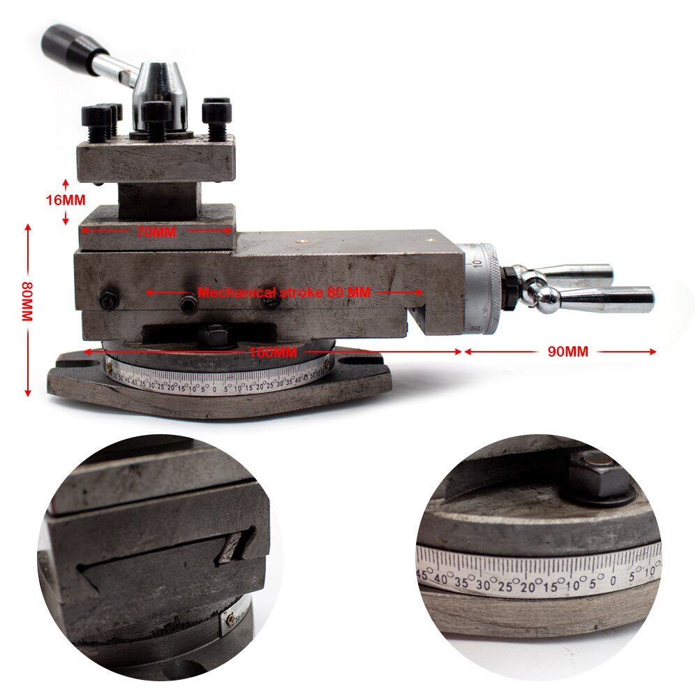Lathe Tool Holder Assembly Quick Change Tool Holder Lathe Cutter Holder AT300