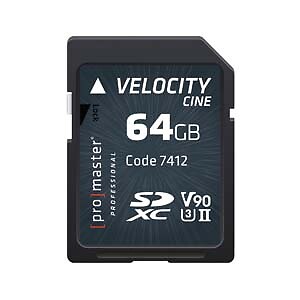 Promaster 64GB Velocity CINE SDXC Memory Card