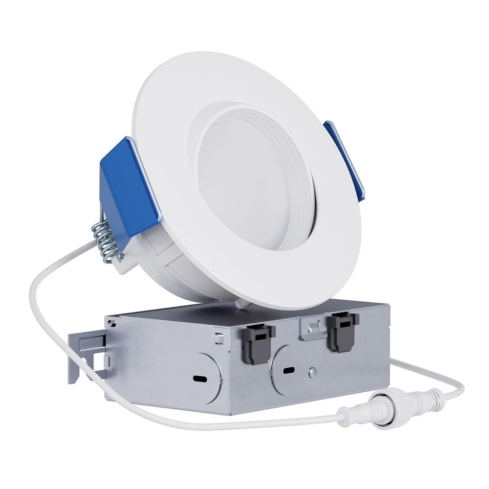 HALO RA 4" Canless LED Recessed Downlight Adjustable Gimbal, Selectable CCT